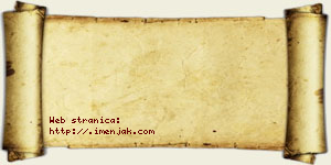 Hana Ruski vizit kartica